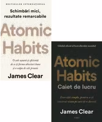 Pachet Atomic Habits: Cartea si Caietul de lucru