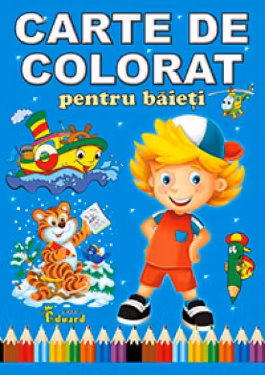 Carte de colorat pentru baieti 
