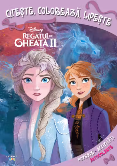 DISNEY. REGATUL DE GHEATA II. Citeste, coloreaza, lipeste