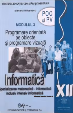 Manual informatica, clasa a 12-a, modulul 3