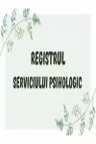 Registrul serviciului psihologic