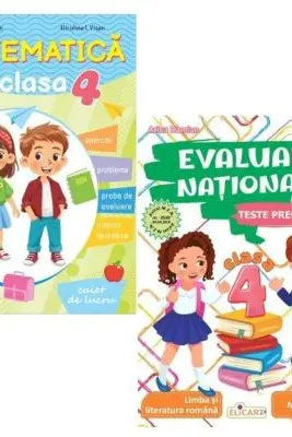 Pachet Evaluarea Nationala. Matematica si Limba romana clasa a 4-a