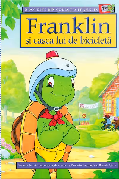 Franklin si casca lui de bicicleta