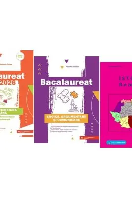 Pachet Bacalaureat Limba si literatura romana, Logica si Istoria romanilor - Mihaela Dobos, Cecilia Ionescu, Gheorghe Dondorici