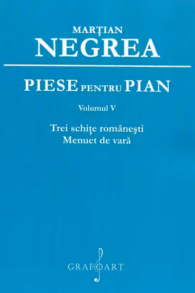 Piese pentru pian Vol.5: Trei schițe românești, Menuet de vară