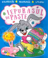 Iepurasul de paste 3. Coloreaza! Decupeaza! Lipeste!