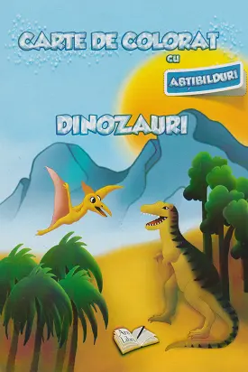Carte de colorat cu abțibilduri
