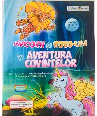 Unicorn si Robo-leu in aventura cuvintelor