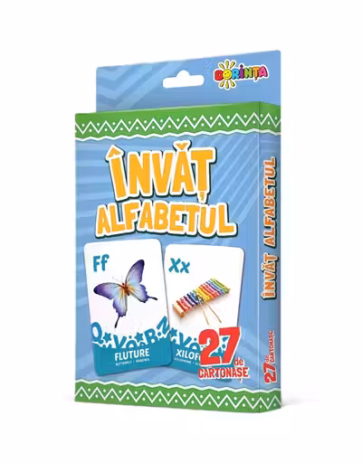 27 de cartonase. Invat alfabetul