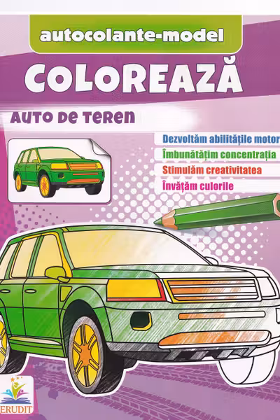 Coloreaza auto de teren