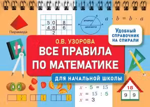 Все правила по математике для начальной школы
