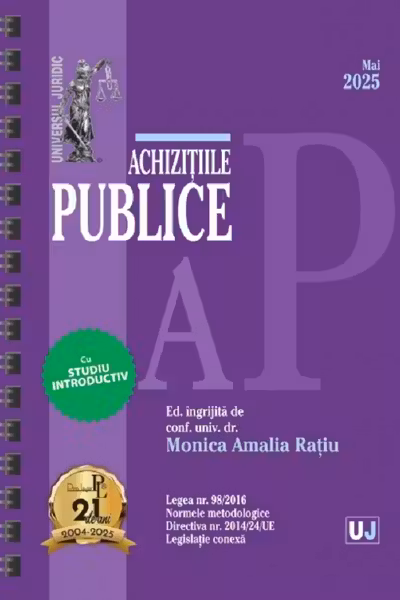 Achizițiile publice: mai 2025 (editie spiralata)