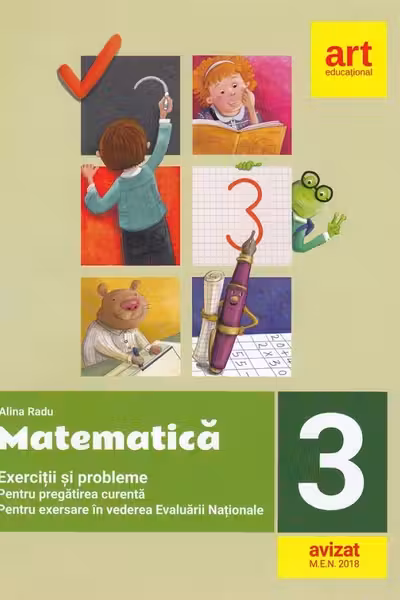 Matematica - Clasa 3 - Exercitii si probleme pentru evaluare + portofoliu
