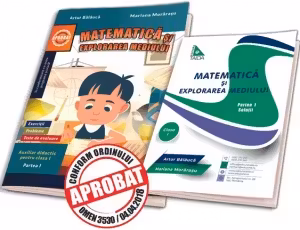 Matematica si explorarea mediului, clasa I, partea I editia 2022 + Brosura solutii, indicatii, raspunsuri