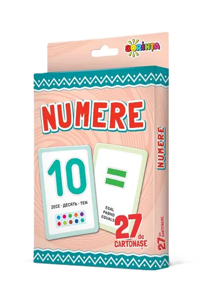 27 de cartonase. Numere