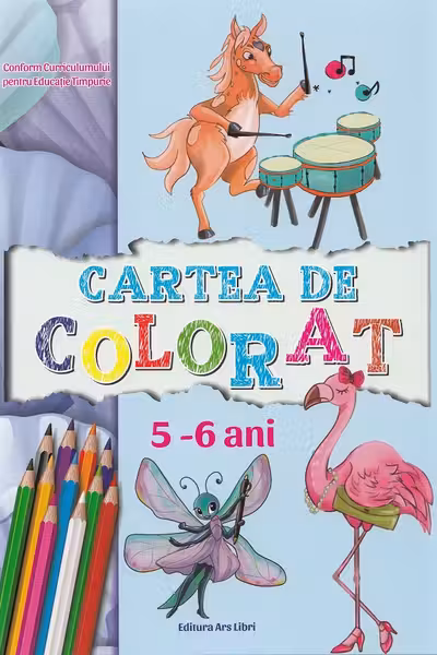 Carte de colorat 5-6 ani