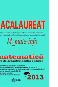 Matematica - Bacalaureat M1 2013