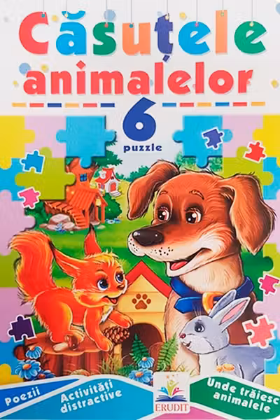 CASUTELE ANIMALELOR + 6 PUZZLE