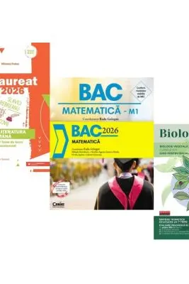 Pachet Bacalaureat 2026. Limba si literatura romana, Matematica si Biologia pe intelesul tuturor clasele 9-10 - Mihaela Dobos, Radu Gologan, Maria Ioana Cazan