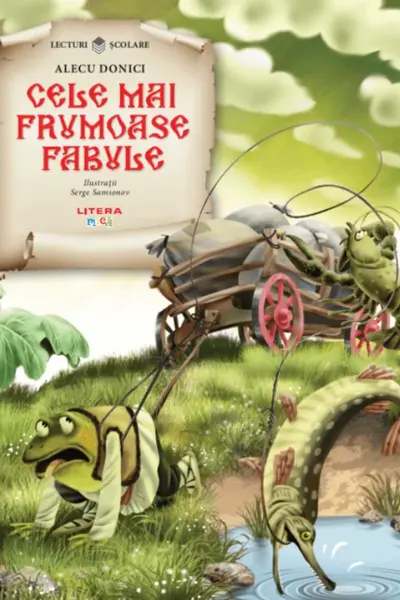 Lecturi scolare. Racul broasca si stiuca. Cele mai frumoase fabule