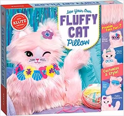 Klutz: Sew Your Own Fluffy Cat Pillow (Out of print)