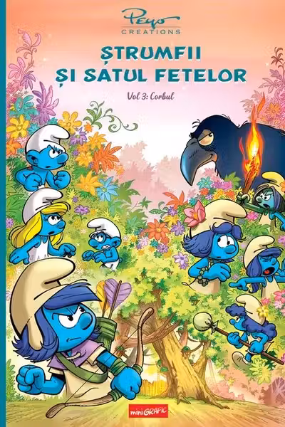 Strumfii si satul fetelor. Vol 3 - Corbul
