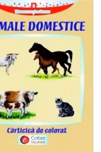 Animale Domestice-Carticica de colorat