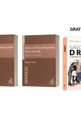 Pachet Sinteze de Procedura penala. Partea speciala 2 volume Editia 6 - Mihail Udroiu si GRATUIT Gasca de la Drept