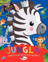 Jungla. Carte de colorat cu activitati