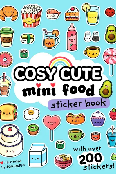 Cosy Cute Mini Food Sticker book