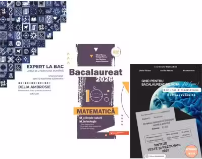 Pachet Bacalaureat 2026. Ghid complet Limba si literatura romana, Matematica M-stiintele-naturii si M-tehnologic si Biologie clasele 11-12 - Delia Ambrosie, Mihai Monea, Stelica Ene