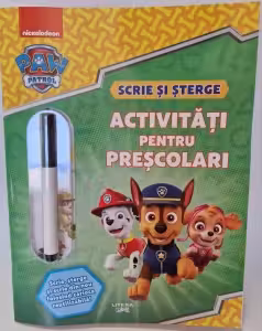 Patrula Catelusilor - Scrie si sterge. Activitati pentru prescolari