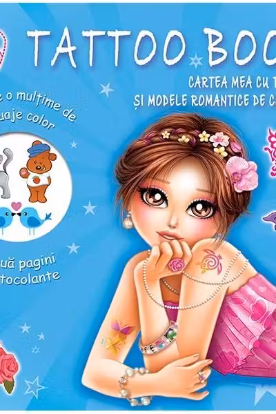 Tatoo book. Cartea mea cu tatuaje si modele romantice de colorat. 2016