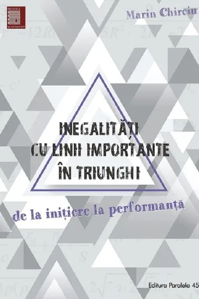 Inegalități cu linii importante în triunghi