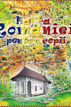 Harta Romaniei pentru copii