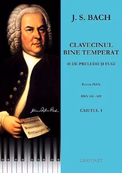 Clavecinul bine temperat pentru pian caietul 1