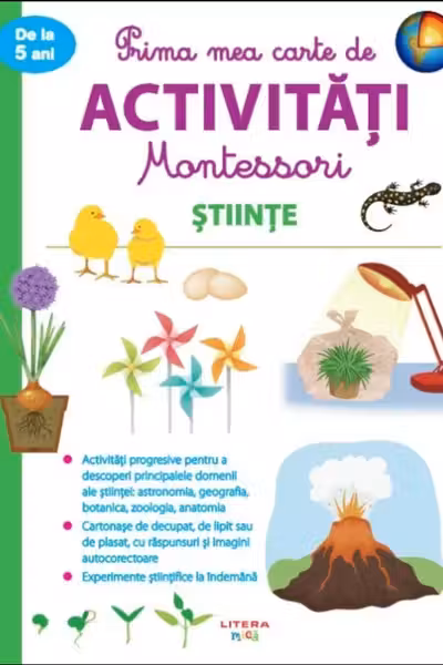 Prima mea carte de activitati Montessori