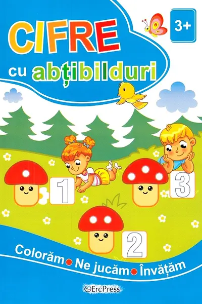 Cifre cu abțibilduri +3 ani