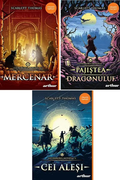 Pachet 3 volume: Pajiștea Dragonului + Cei aleși + Mercenar. Seria Cutremurul mondial