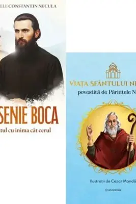 Pachet 2 carti: Arsenie Boca. Sfantul cu inima cat cerul si Viata Sfantului Nicolae - Parintele Necula