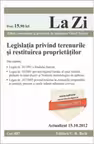 Legislatia privind terenurile si restituirea proprietatilor (actualizat la 15.10.2012). Cod 487