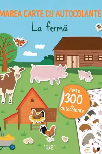 Marea carte cu autocolante. La ferma