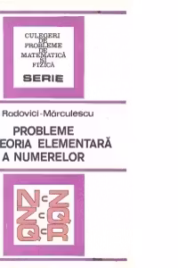 Probleme de teoria elementara a numerelor