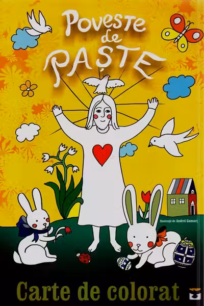 Poveste de Paște. Carte de colorat
