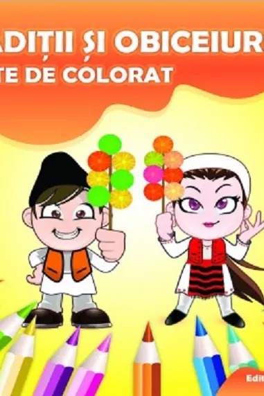 Tradiții și obiceiuri Carte de colorat