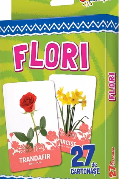 27 de cartonase. Flori