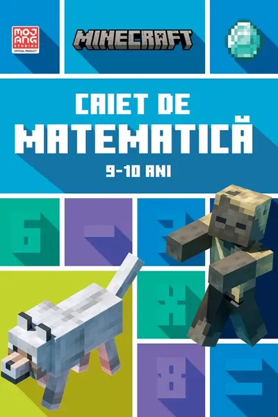 Minecraft - Caiet de matematica 9-10 ani