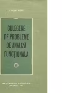 Culegere de probleme de analiza functionala