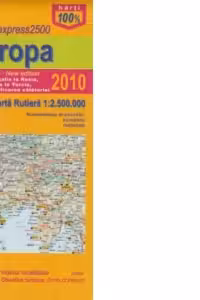 AutoExpress2500 Europa - Mare harta rutiera 1:2.500.000 (Editie noua 2010)