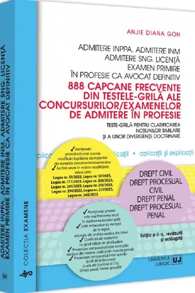 888 capcane frecvente din testele-grilă ale concursurilor/examenelor de admitere în profesie